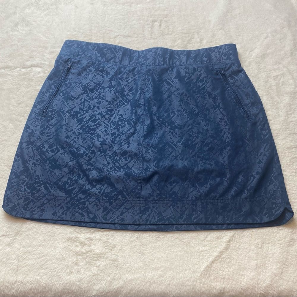 Orvis Blue Elastic Waist Pull On Skorts Size XL